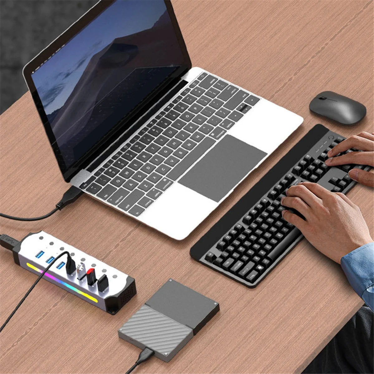 ATP-многофункциональный концентратор RGB USB 3.0 с разветвителем быстрой передачи данных 5 Гбит/с BC 1,2, протокол зарядки, док-станция для расширения компьютера
ATP-многофункциональный концентратор RGB USB 3.0 с разветвителем быстрой передачи данных 5 Гбит/с BC 1,2, протокол зарядки, док-станция для расширения компьютера