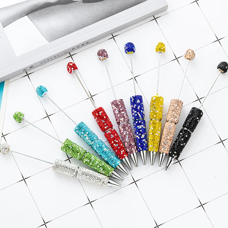 5PCS Creative DIY Clay Rhinestone Ball Pen, Hand-drilled Plastic Ball Pen With Diamonds, Easy To Carry Ballpoint Pen
5PCS Creative DIY Clay Rhinestone Ball Pen, Hand-drilled Plastic Ball Pen With Diamonds, Easy To Carry Ballpoint Pen
