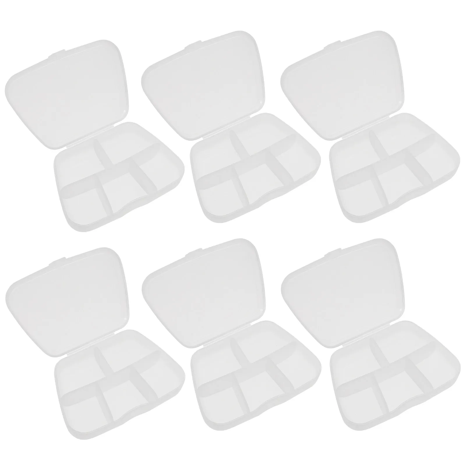 6Pcs Weekly Medicine Organizers Portable Dustproof Moistureproof Pill Boxes Multipurpose Storage Cases for Travel School Office
6Pcs Weekly Medicine Organizers Portable Dustproof Moistureproof Pill Boxes Multipurpose Storage Cases for Travel School Office