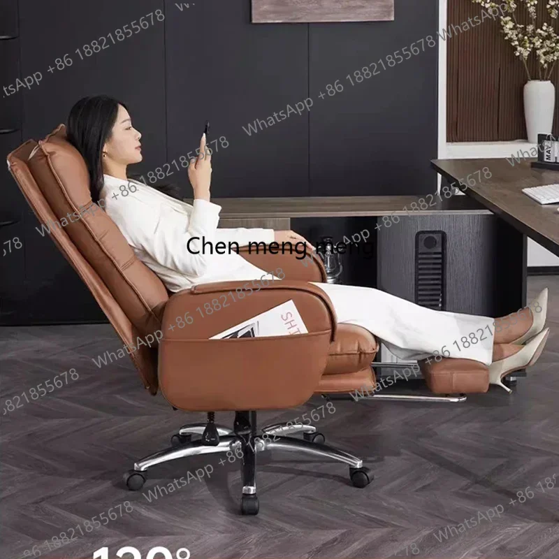 Luxury Dermis Boss Office Chair Comfortable Sedentary Reclining Lounge Superior Swivel Chair Business Salon Furniture
Luxury Dermis Boss Office Chair Comfortable Sedentary Reclining Lounge Superior Swivel Chair Business Salon Furniture