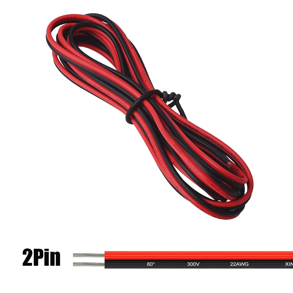 2pin 20 AWG LED Extension Cable PVC Insulated Tinned Copper Wire for 12V 24V LED Strip Tape String Connector Lamp Bulb Battery
2pin 20 AWG LED Extension Cable PVC Insulated Tinned Copper Wire for 12V 24V LED Strip Tape String Connector Lamp Bulb Battery