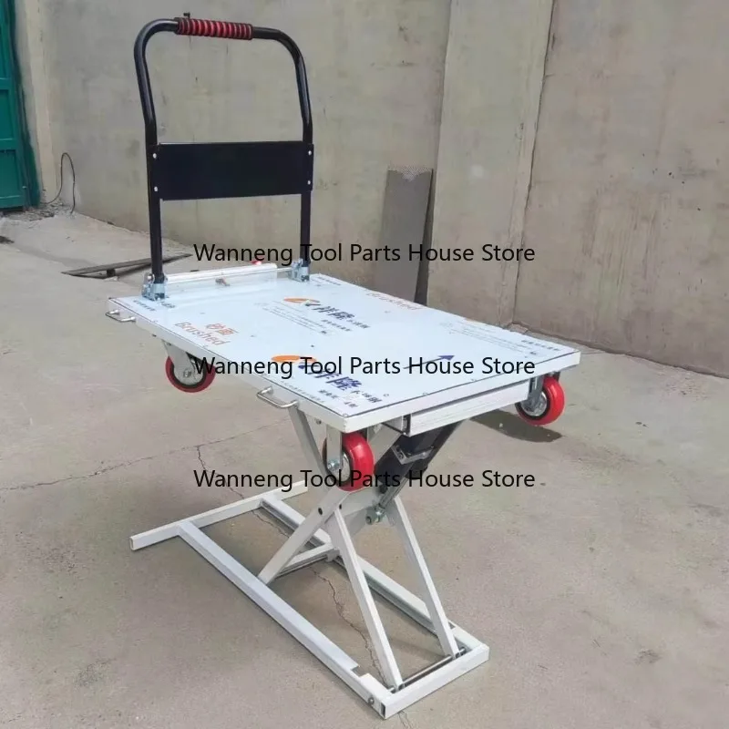 Heavy-Duty Electric Cargo Hand Lift Trolley with Hydraulic Scissor Lift Platform Table - Four-Wheel Steel Material OEM Customiza
Heavy-Duty Electric Cargo Hand Lift Trolley with Hydraulic Scissor Lift Platform Table - Four-Wheel Steel Material OEM Customiza