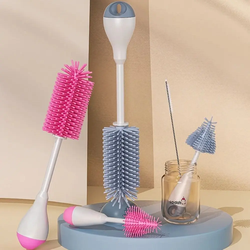 360 Degree Rotation Baby Bottle Brush Set Long handle Hanging Hole 3 in 1 Pacifier Cleaning Kits Detachable Reusable
360 Degree Rotation Baby Bottle Brush Set Long handle Hanging Hole 3 in 1 Pacifier Cleaning Kits Detachable Reusable