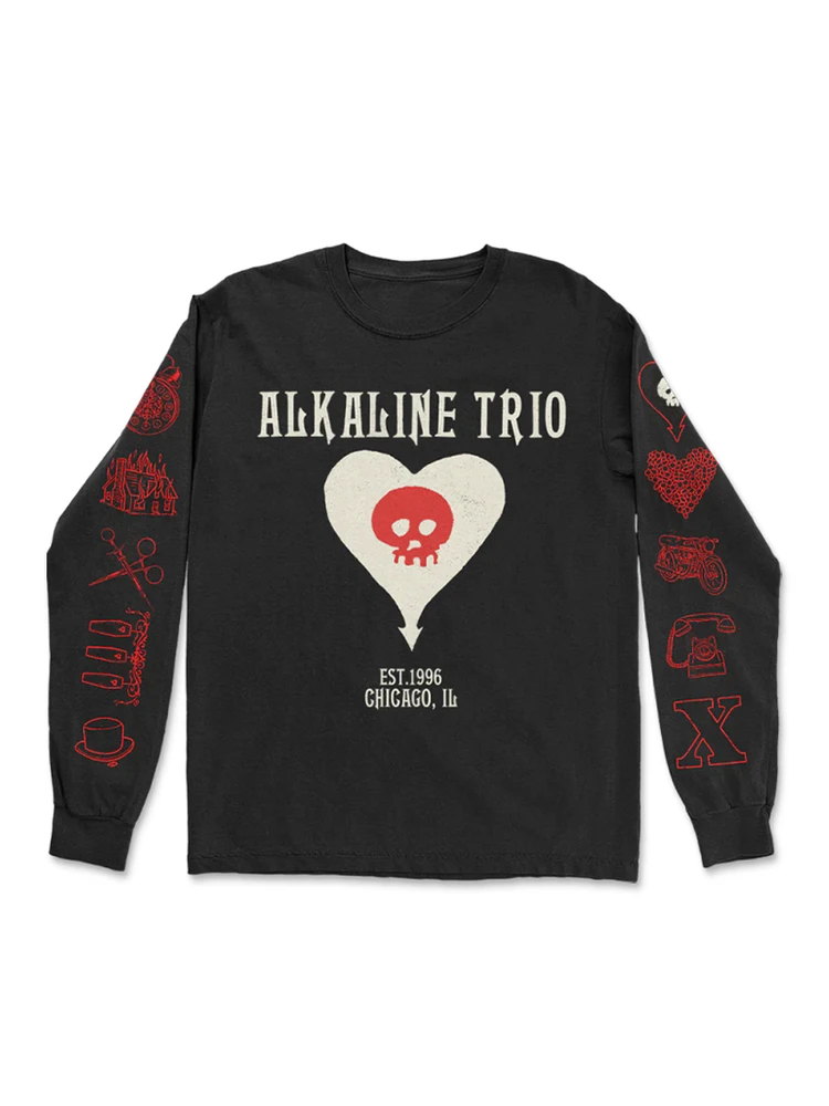 Футболка Alkaline Trio Tarot из чистого хлопка с длинными рукавами и круглым вырезом, мужская, повседневная, удобная, дышащая, устойчивая к сминанию, влагоотводящая
Футболка Alkaline Trio Tarot из чистого хлопка с длинными рукавами и круглым вырезом, мужская, повседневная, удобная, дышащая, устойчивая к сминанию, влагоотводящая