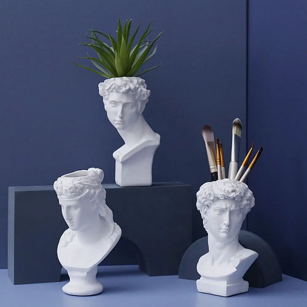 Makeup Brush Storage Art Human Pen Holder Desktop Organizer Stationery Storage Art Flower Pot Cosmetic Holder Statue Pen Holder
Makeup Brush Storage Art Human Pen Holder Desktop Organizer Stationery Storage Art Flower Pot Cosmetic Holder Statue Pen Holder