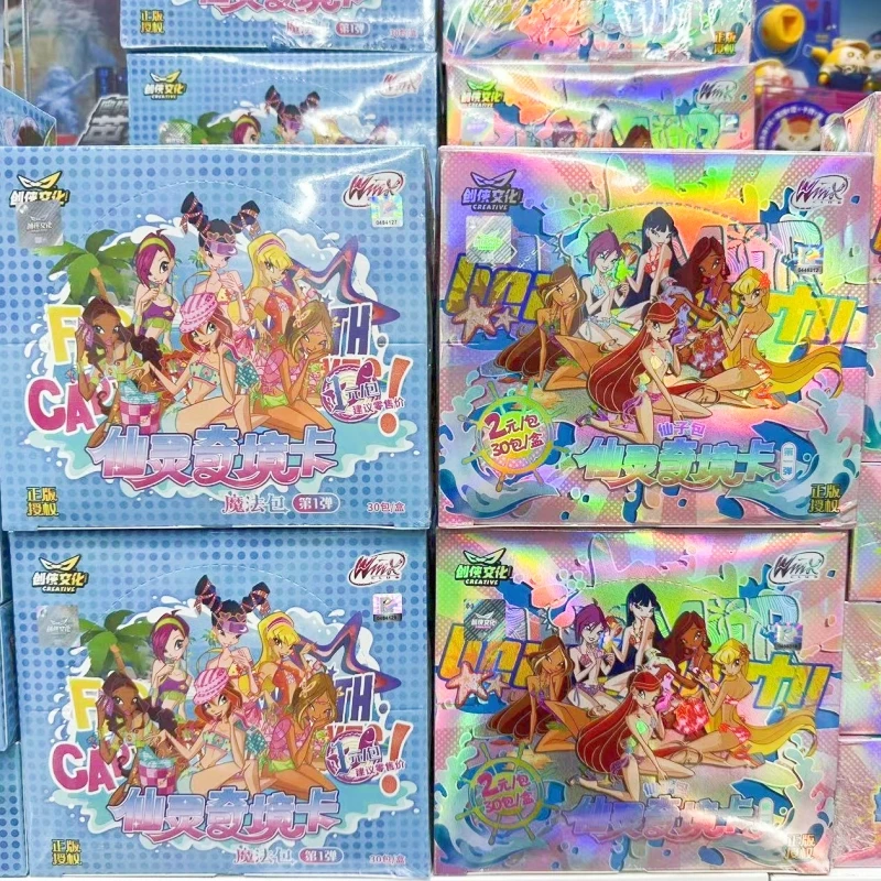 Клубные карты Winx, официальная оригинальная волшебная сумка с периферийными устройствами, сумка феи, карта феи в стране чудес, коллекция аниме, карты, игрушки, подарки для девочек
Клубные карты Winx, официальная оригинальная волшебная сумка с периферийными устройствами, сумка феи, карта феи в стране чудес, коллекция аниме, карты, игрушки, подарки для девочек