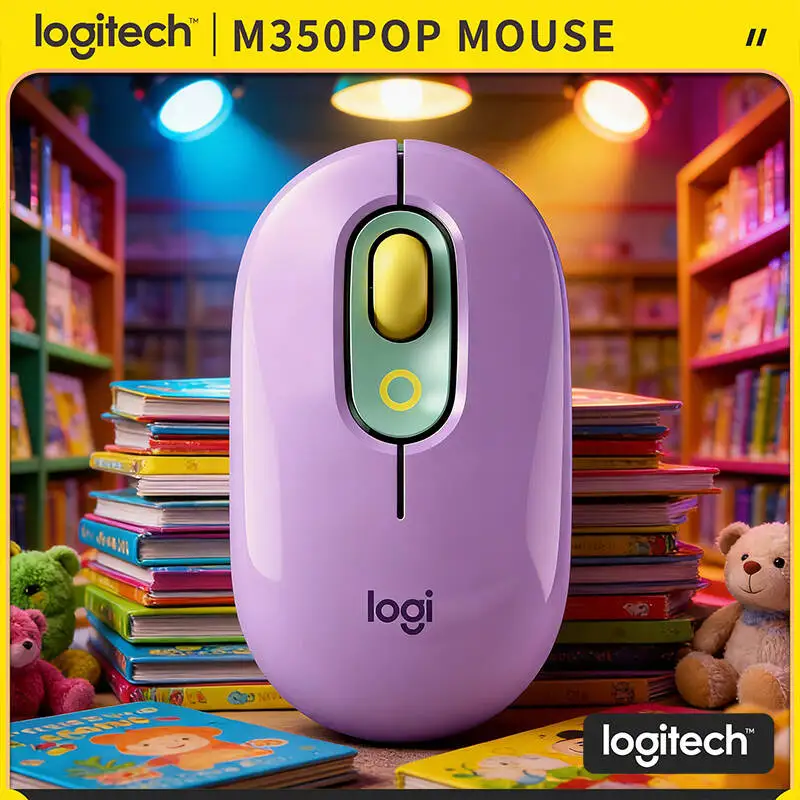 Беспроводная мышь Logitech M350 POP - 18 месяцев автономной работы, бесшумная работа, легкий вес (77 г), эргономичная форма
Беспроводная мышь Logitech M350 POP - 18 месяцев автономной работы, бесшумная работа, легкий вес (77 г), эргономичная форма