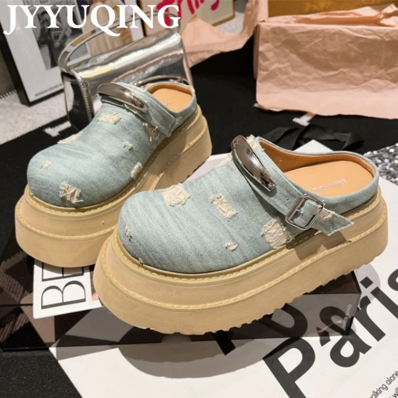 Cowboy Flats Platform Mules Shoes Women Slippers Casual Sandals Woman Flip Flops Summer 2025 New Designer Slides Comfort Mujer
Cowboy Flats Platform Mules Shoes Women Slippers Casual Sandals Woman Flip Flops Summer 2025 New Designer Slides Comfort Mujer