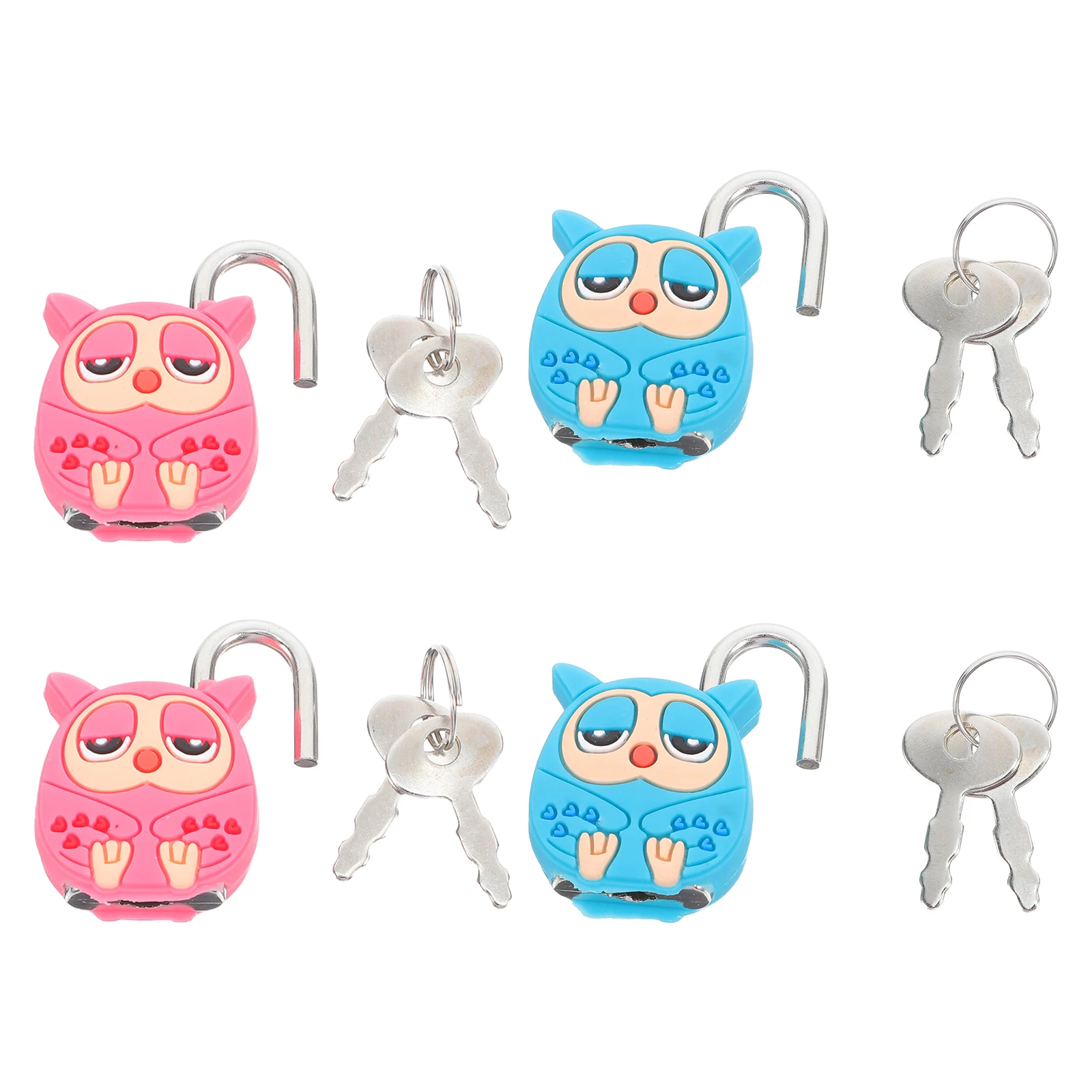 4 Pcs Mini Metal Cartoon Padlocks Key Locks for Suitcase Luggage Cabinet Diary Gym Locker Present Box Tiny Padlock Creative
4 Pcs Mini Metal Cartoon Padlocks Key Locks for Suitcase Luggage Cabinet Diary Gym Locker Present Box Tiny Padlock Creative