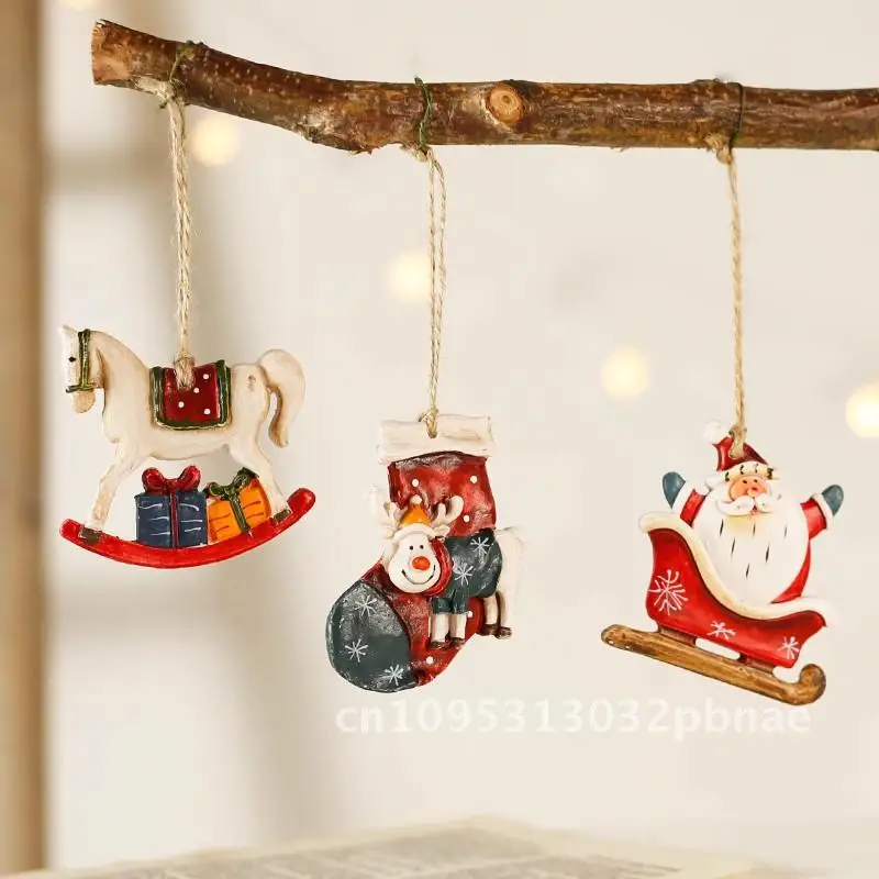 Christmas decorations small pendant Santa Claus Christmas tree decoration pendant resin ornaments gifts
Christmas decorations small pendant Santa Claus Christmas tree decoration pendant resin ornaments gifts