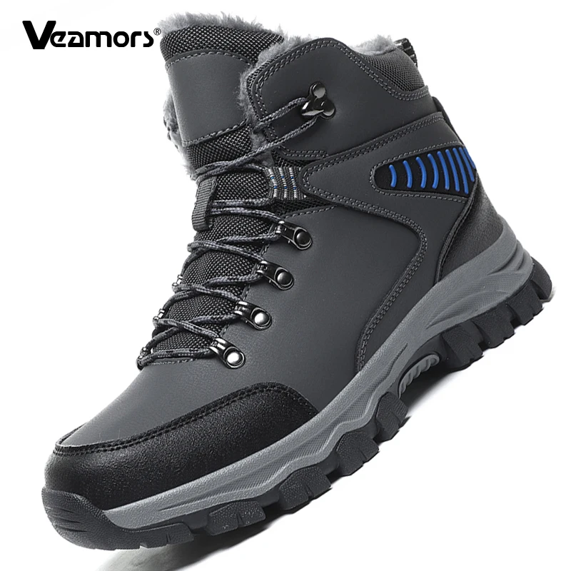 Winter Men's Hiking Shoes Non-Slip Snow Boots Plush Warm Male Casual Sports Shoes for Outdoor Walking Trekking Camping
Winter Men's Hiking Shoes Non-Slip Snow Boots Plush Warm Male Casual Sports Shoes for Outdoor Walking Trekking Camping