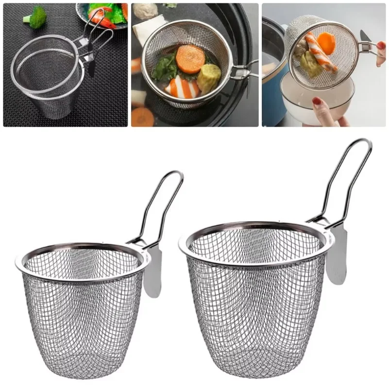 1Pcs Kitchen Tableware Mesh Strainer Spoon Cooking Utensils Korean Noodles Scoop Hot Pot Strainer Stainless Steel Long Handle
1Pcs Kitchen Tableware Mesh Strainer Spoon Cooking Utensils Korean Noodles Scoop Hot Pot Strainer Stainless Steel Long Handle