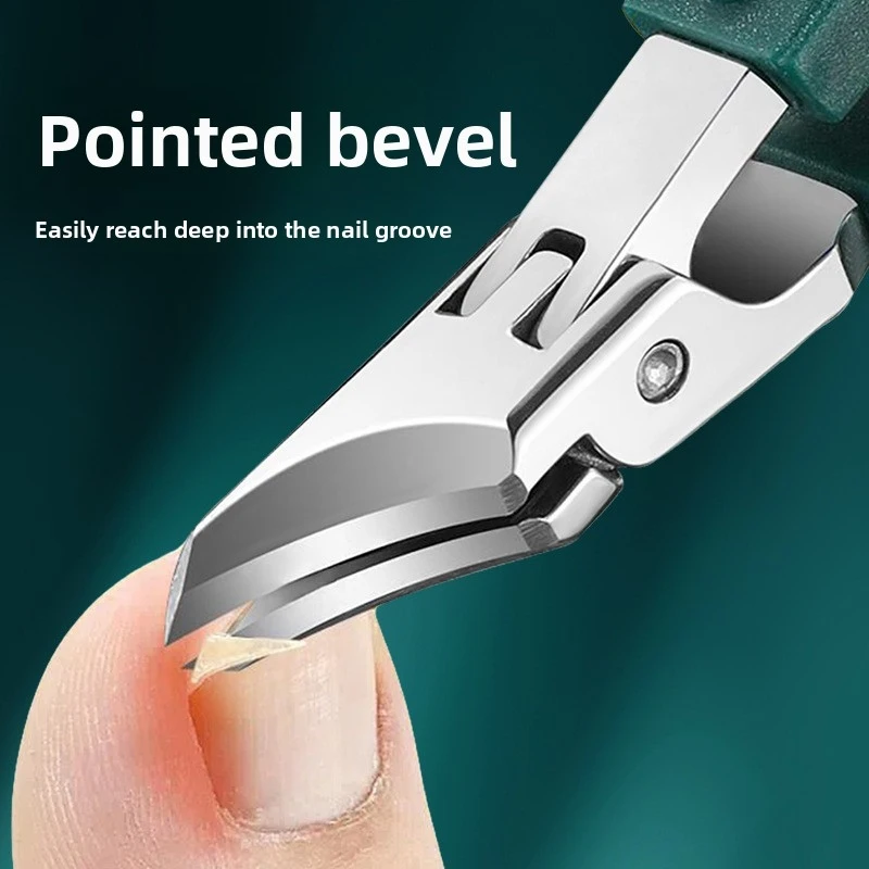 Nail Clipper, Anti-Splash Large, Sharp Pointed Slant Tip, For Ingrown Toenails, Professional Home Manicure
Nail Clipper, Anti-Splash Large, Sharp Pointed Slant Tip, For Ingrown Toenails, Professional Home Manicure
