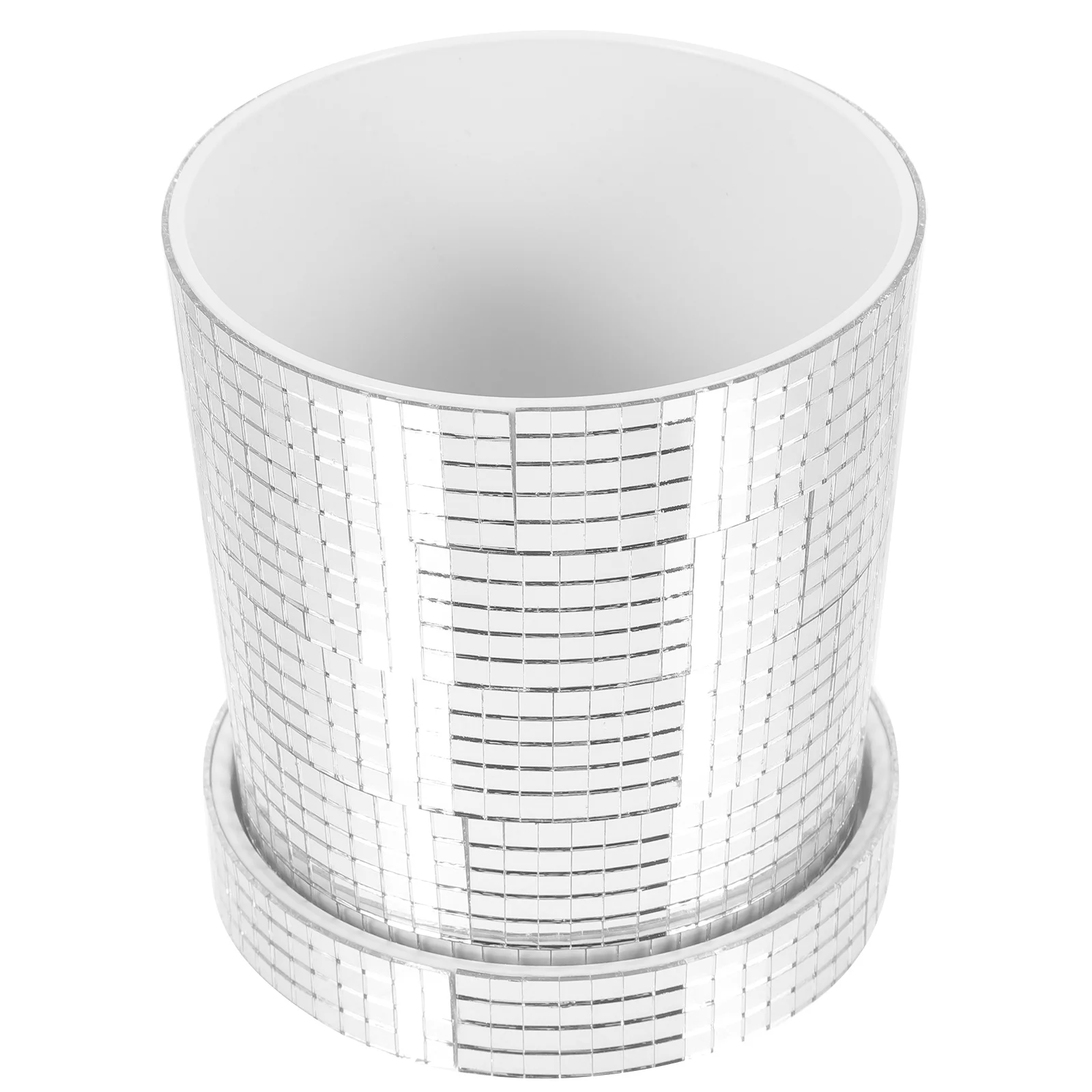 Disco Style Flower Pot for Planting Succulents and Small Plants Sturdy Plastic Glass Planter Ideal for Home Garden Decoration
Disco Style Flower Pot for Planting Succulents and Small Plants Sturdy Plastic Glass Planter Ideal for Home Garden Decoration