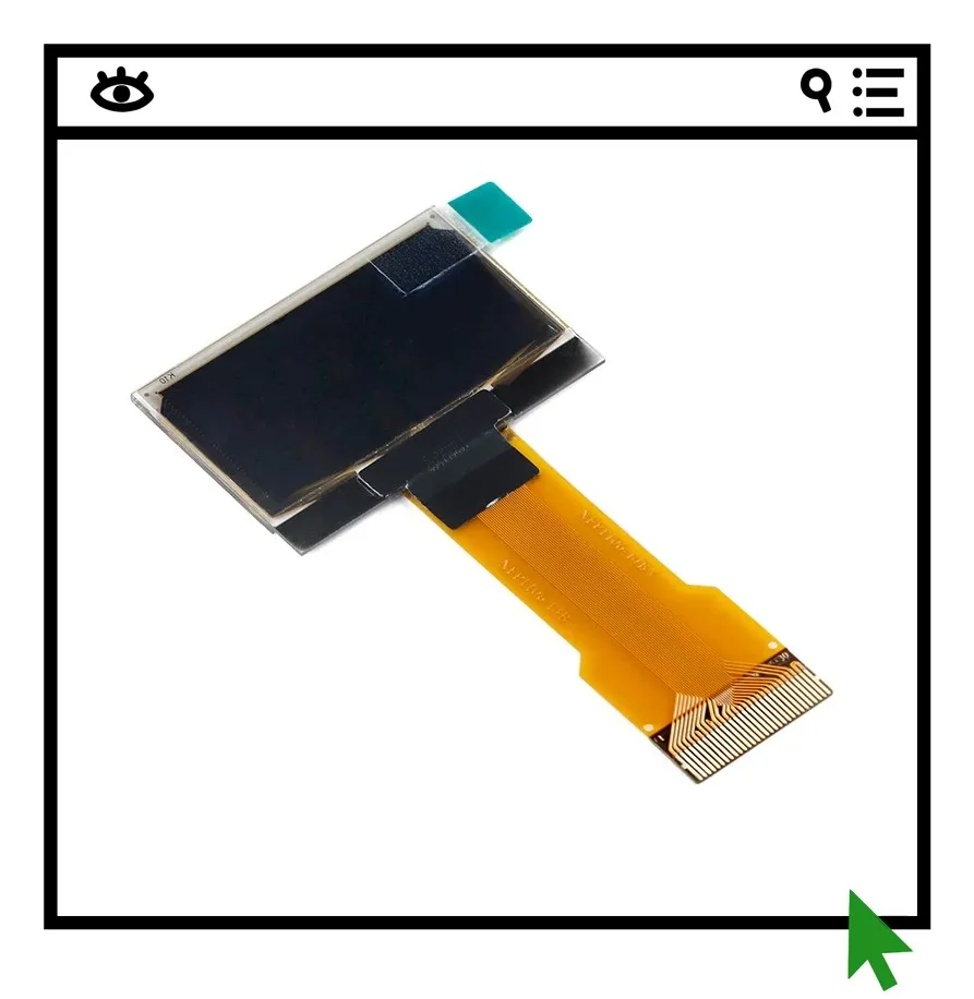 1.3-inch OLED display LCD bare screen resolution 128 * 64 SPI/IC/parallel interface SH1106 driver
1.3-inch OLED display LCD bare screen resolution 128 * 64 SPI/IC/parallel interface SH1106 driver