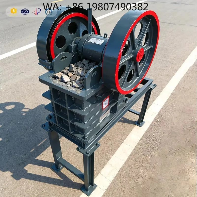 Ultra-small Stationary Jaw Crusher, 1-5t/h Low Capacity Mining Equipment, Professional Stone Crusher for Mining Quarry Waste Rec
Ultra-small Stationary Jaw Crusher, 1-5t/h Low Capacity Mining Equipment, Professional Stone Crusher for Mining Quarry Waste Rec