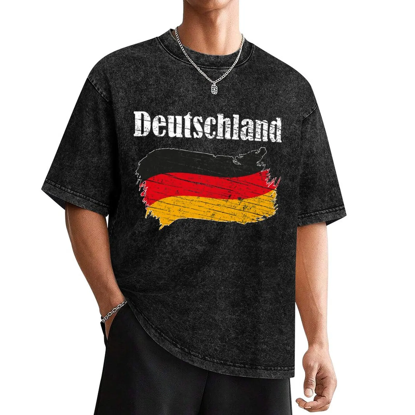 Deutschland German Flag Vintage Graphic - Germany Lovers Tourists Souvenir Cool National Gift T-Shirt cute tops men clothings
Deutschland German Flag Vintage Graphic - Germany Lovers Tourists Souvenir Cool National Gift T-Shirt cute tops men clothings