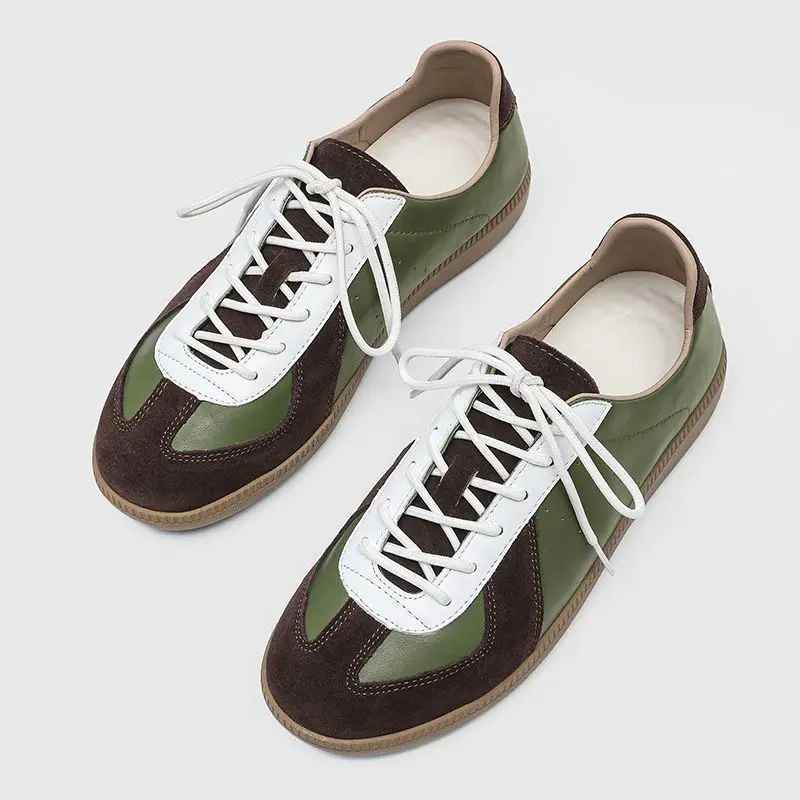 Кроссовки унисекс 2026 в немецком тренировочном стиле, из коровьей замши с кожаными вставками, на мягкой плоской подошве, классические повседневные кроссовки, парная обувь
Кроссовки унисекс 2026 в немецком тренировочном стиле, из коровьей замши с кожаными вставками, на мягкой плоской подошве, классические повседневные кроссовки, парная обувь