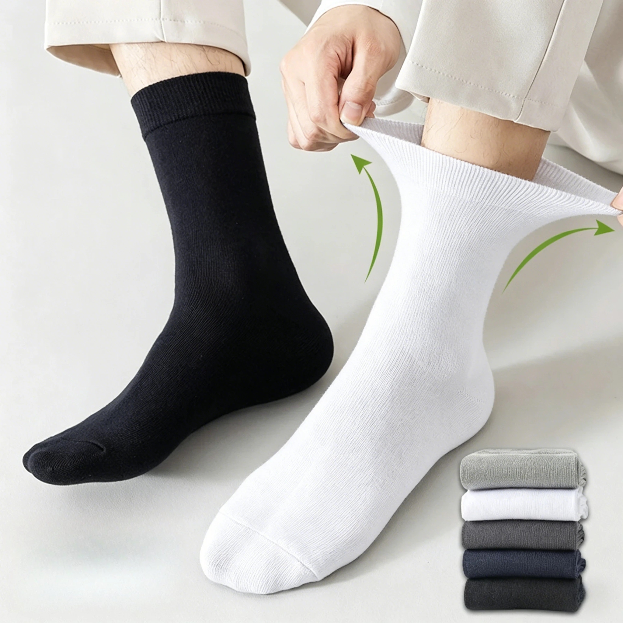 3Pairs Men Classic Trendy Socks Breathable Soft Mid-Tube Crew Sock Comfortable Casual Business Solid color Male Sox High Quality
3Pairs Men Classic Trendy Socks Breathable Soft Mid-Tube Crew Sock Comfortable Casual Business Solid color Male Sox High Quality