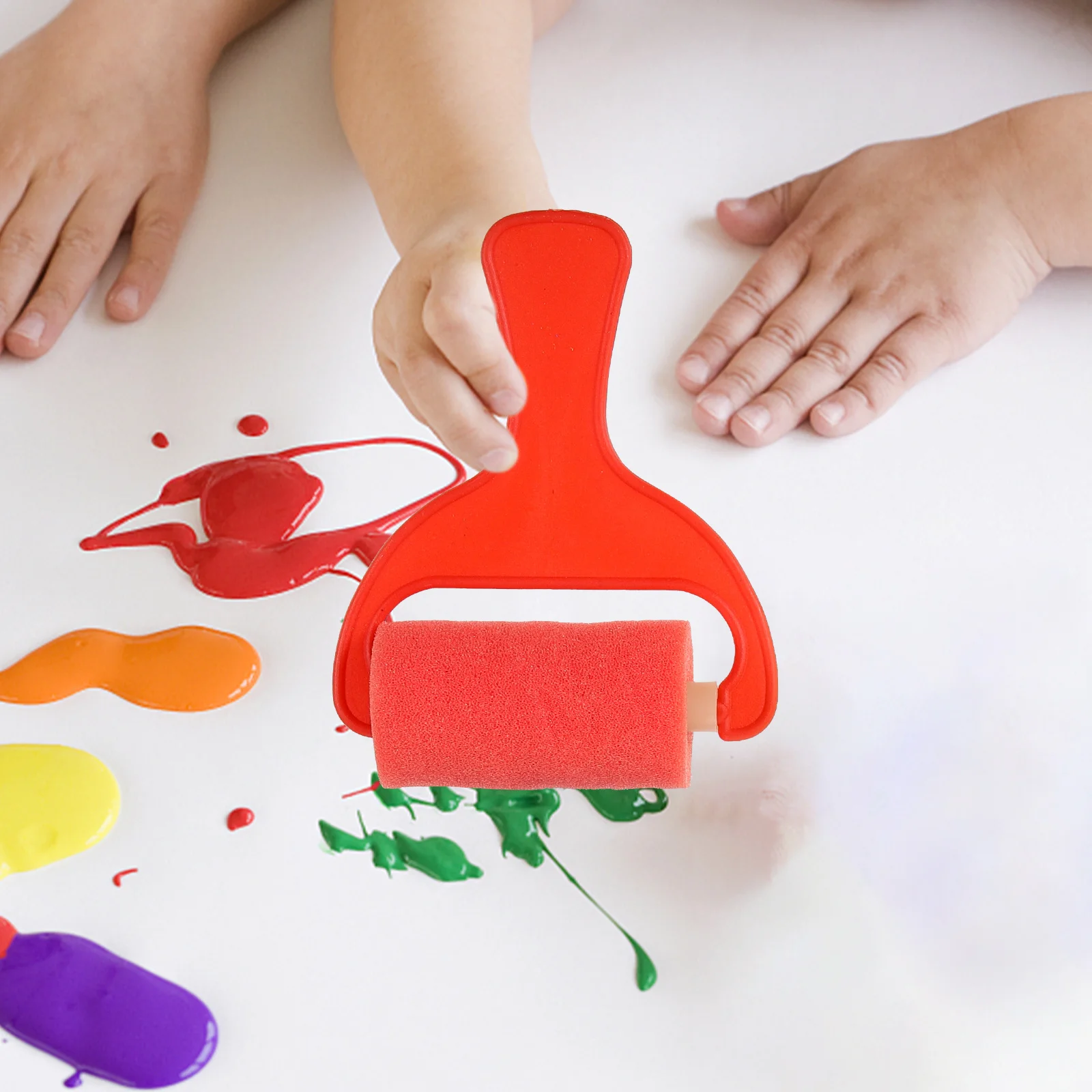 4 Pcs Mini Sponge Paint Roller Set Durable Foam Brushes for Kids Lessons Drawing Graffiti Portable Tool
4 Pcs Mini Sponge Paint Roller Set Durable Foam Brushes for Kids Lessons Drawing Graffiti Portable Tool
