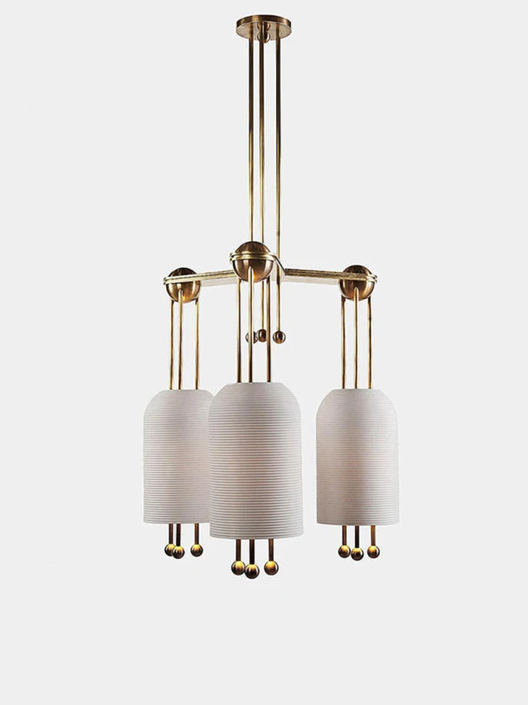 High Translucent White Striped Glass Lampshade Postmodern Pendant Lights Japanese Retro Small Restaurant Ceiling Chandelier
High Translucent White Striped Glass Lampshade Postmodern Pendant Lights Japanese Retro Small Restaurant Ceiling Chandelier