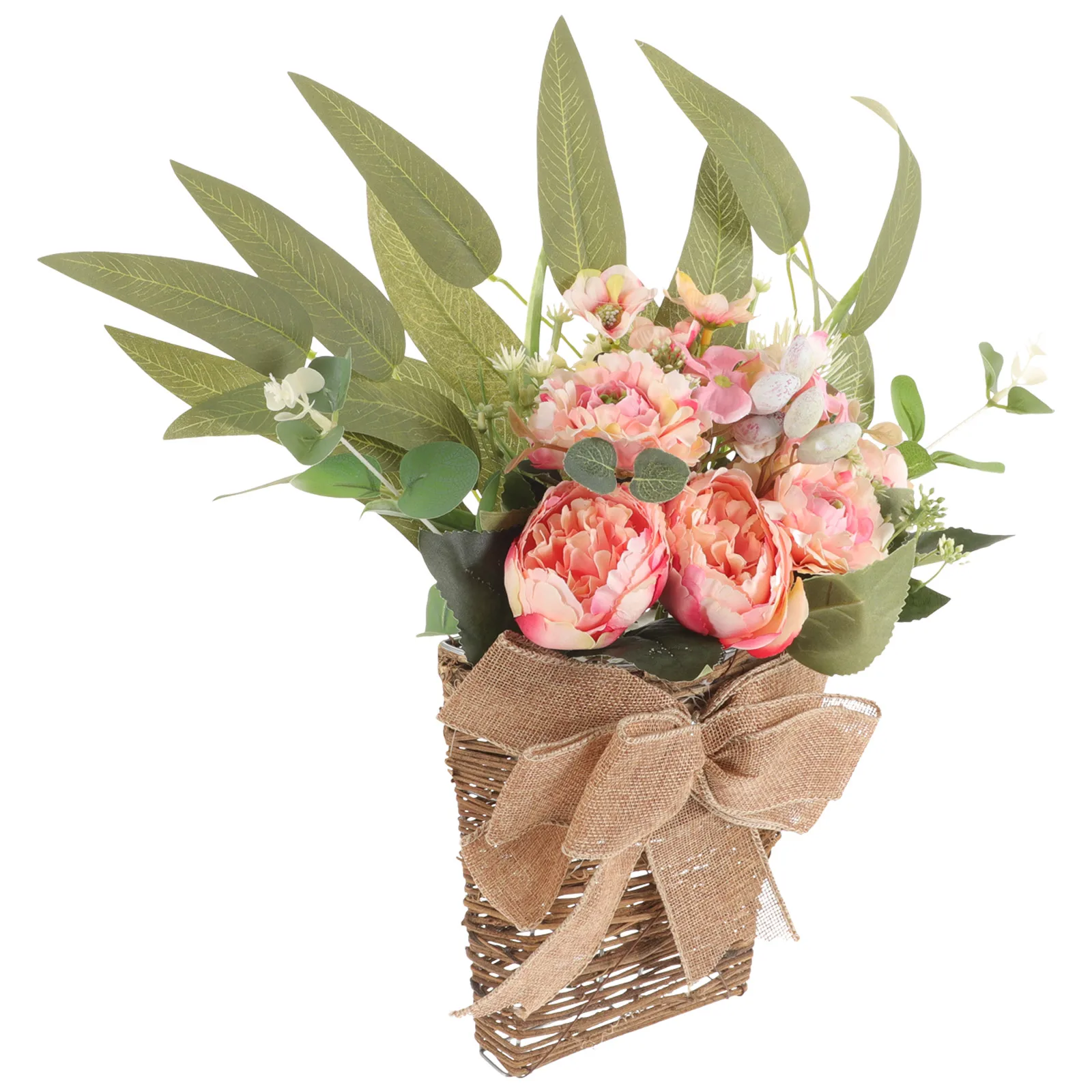 1Pcs Lifelike Artificial Flower Basket Peony Decor Hanging Wall Wreath Floral Arrangement
1Pcs Lifelike Artificial Flower Basket Peony Decor Hanging Wall Wreath Floral Arrangement