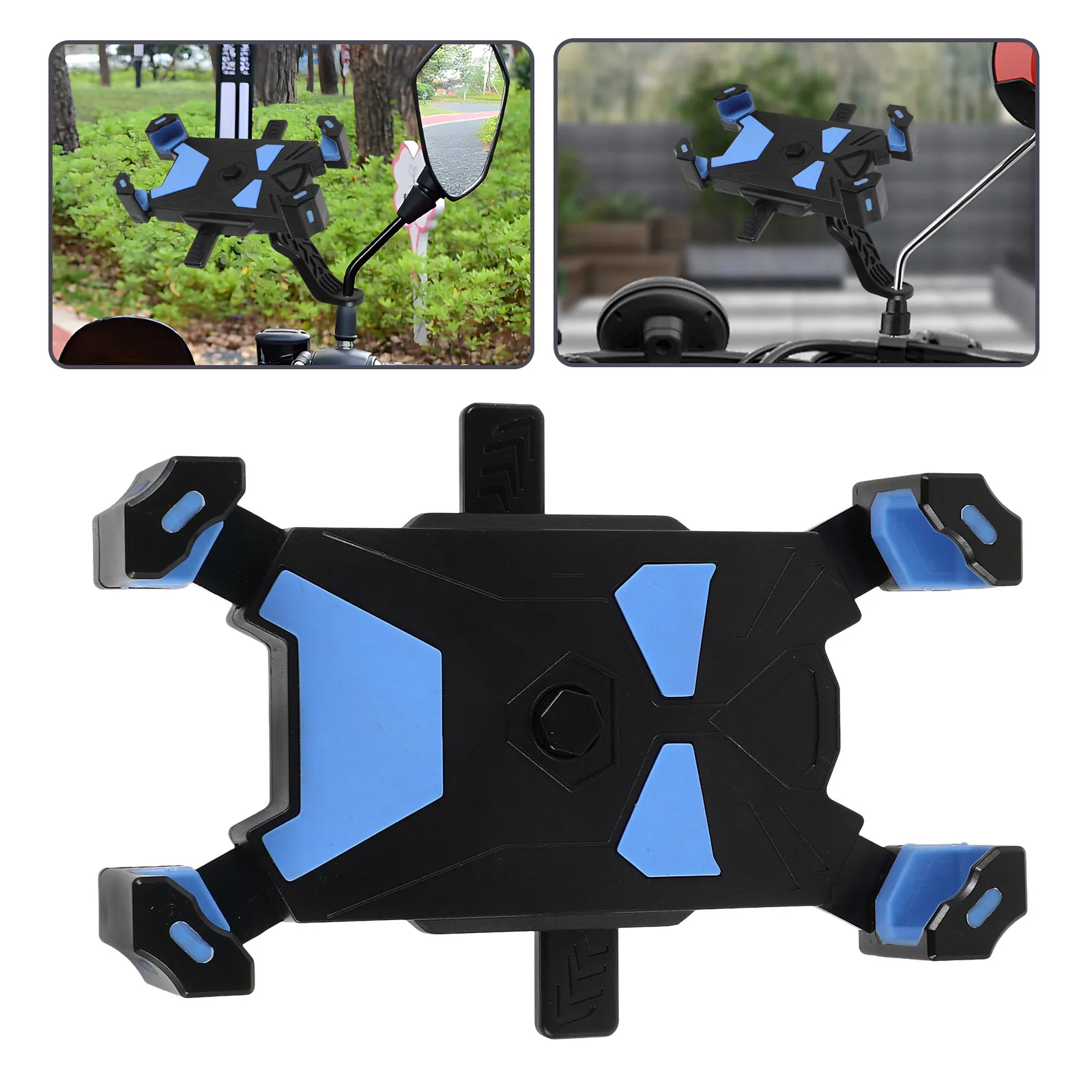 Motorcycle Phone Holder High Strength Motorcycle Mirror Mount 360 Degree Rotation Shockproof Phone Stand for Bike Electric Bike
Motorcycle Phone Holder High Strength Motorcycle Mirror Mount 360 Degree Rotation Shockproof Phone Stand for Bike Electric Bike