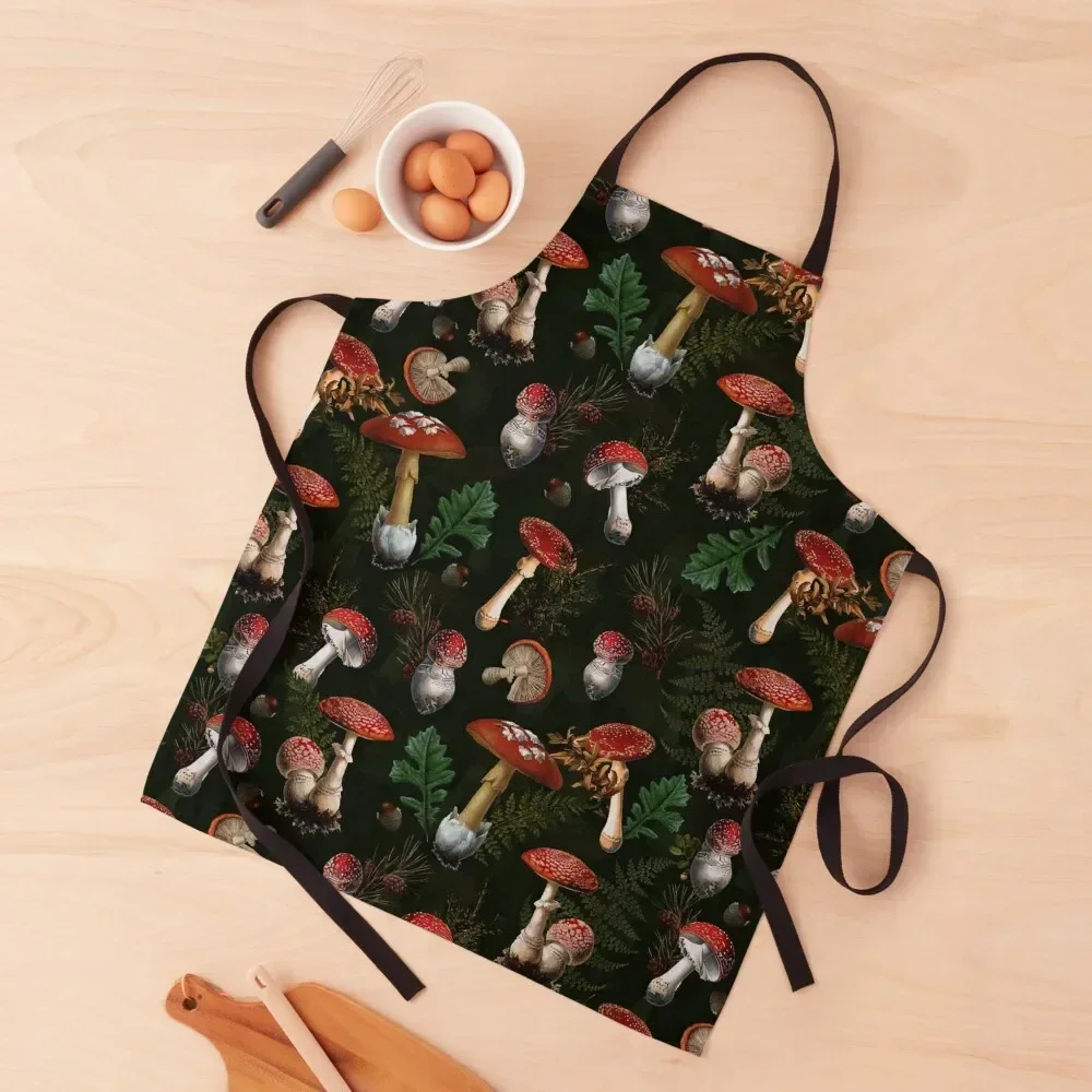 Beautiful Mushroom Kingdom Black Apron custom women's kitchen chef costume Children'S Apron
Beautiful Mushroom Kingdom Black Apron custom women's kitchen chef costume Children'S Apron