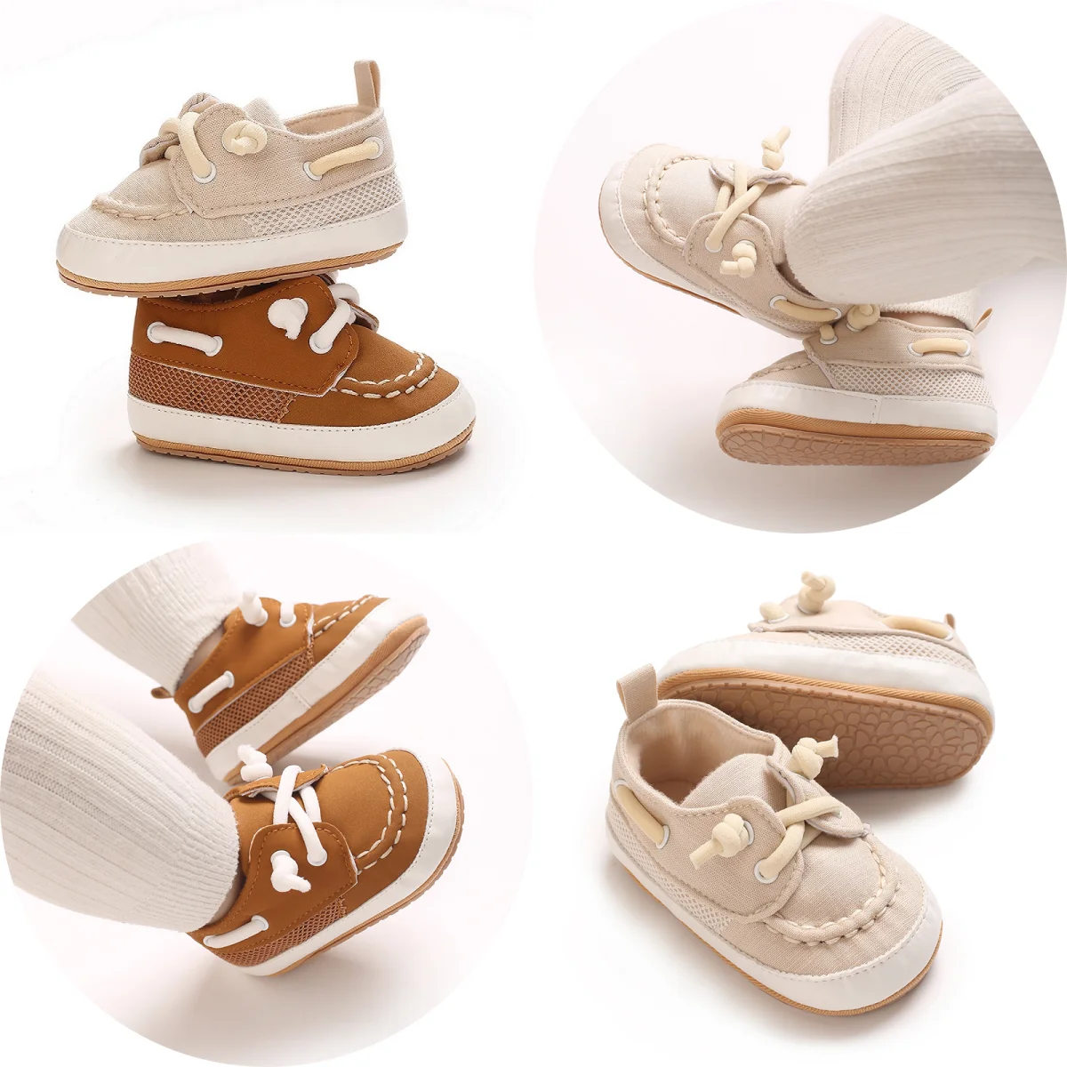 Newborn Rubber Bottom Anti Slip Baby Walking Shoes for Boys Fashion Lefu Shoes, Leisure First Step For Walker 0-18Months
Newborn Rubber Bottom Anti Slip Baby Walking Shoes for Boys Fashion Lefu Shoes, Leisure First Step For Walker 0-18Months