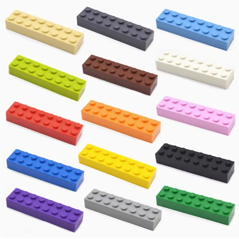 50pcs DIY thick 2x10 building blocks, 16 color educational creativity compatible with 3006 children's plastic toys
50pcs DIY thick 2x10 building blocks, 16 color educational creativity compatible with 3006 children's plastic toys