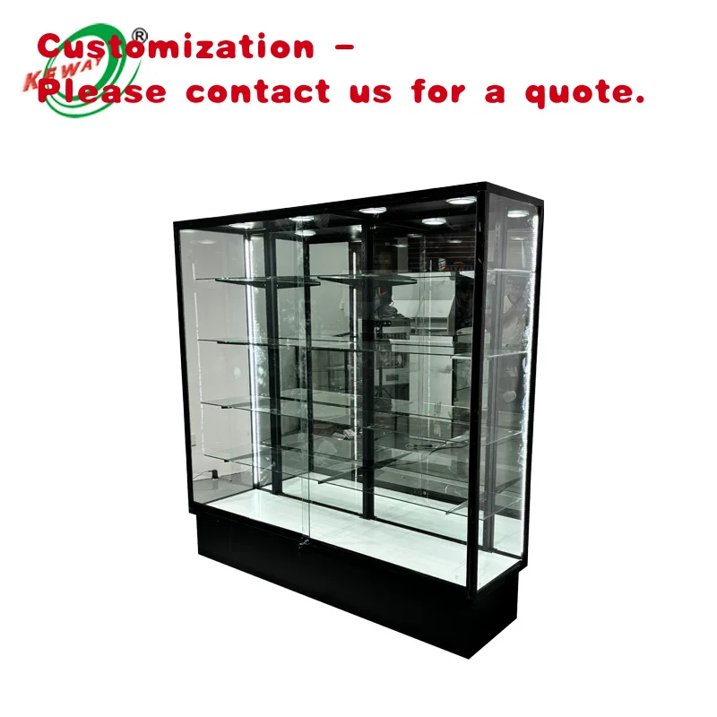 Изготовленный на заказ 6-футовый запираемый стеклянный дисплей в алюминиевой раме со светодиодной подсветкой и регулируемыми полками для дымовых магазинов
Изготовленный на заказ 6-футовый запираемый стеклянный дисплей в алюминиевой раме со светодиодной подсветкой и регулируемыми полками для дымовых магазинов