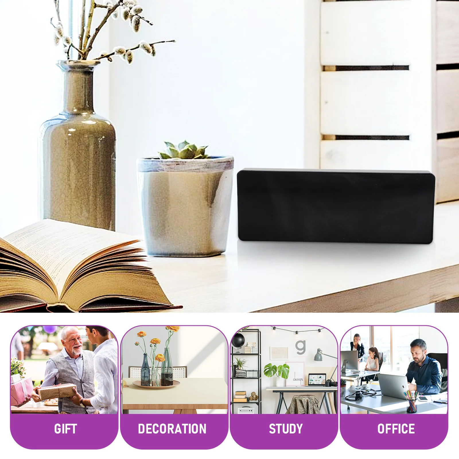 Large Screen Bedroom Digital Alarm Clock Electronic LED Desktop Table Clock for Home Office Hotel Use Electronic Clocks
Large Screen Bedroom Digital Alarm Clock Electronic LED Desktop Table Clock for Home Office Hotel Use Electronic Clocks