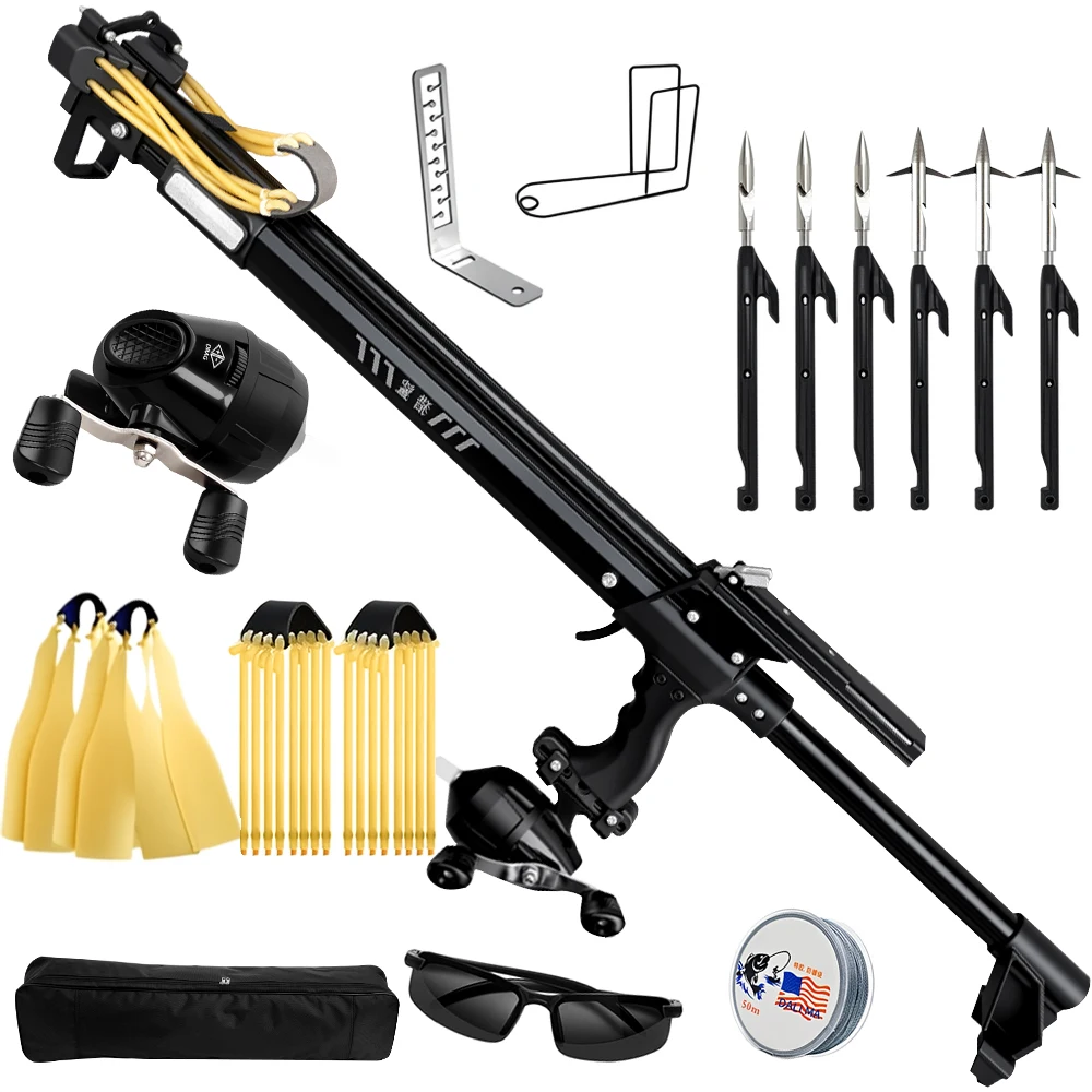 Complete Outdoor Fishing Slingshots Reel Kit with Telescopic Aluminum Rod for Fishing, Adult Professional Slingshot
Complete Outdoor Fishing Slingshots Reel Kit with Telescopic Aluminum Rod for Fishing, Adult Professional Slingshot