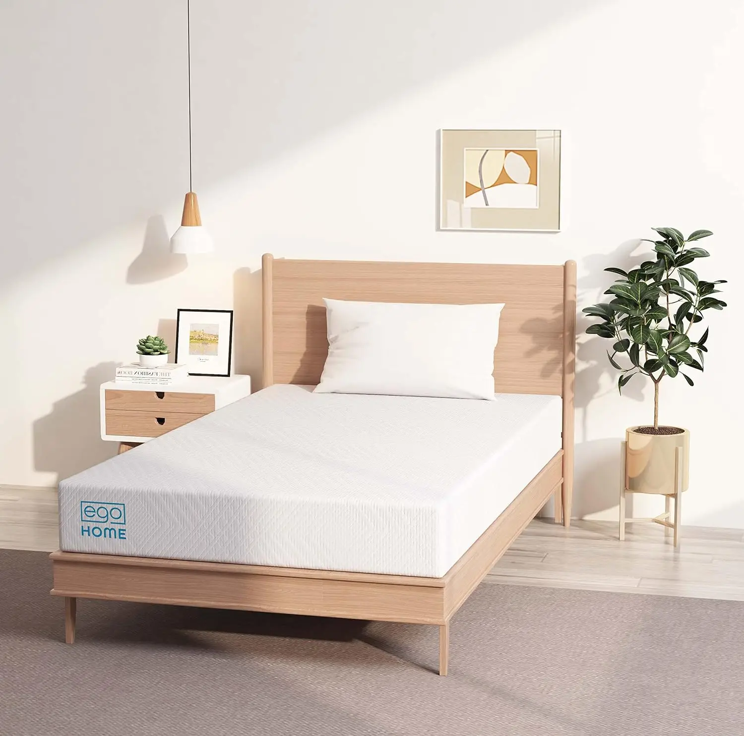 EGO White 8 Inch Twin Memory Foam Mattress, Cooling Gel Green Tea Mattress Bed in a Box Certified, Kids Mattress for Bunk Bed
EGO White 8 Inch Twin Memory Foam Mattress, Cooling Gel Green Tea Mattress Bed in a Box Certified, Kids Mattress for Bunk Bed