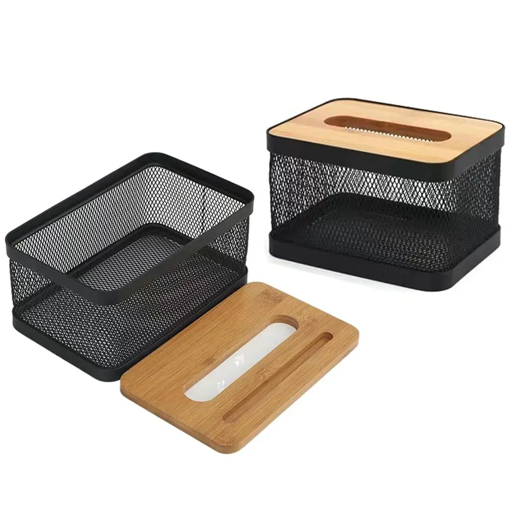 with Bamboo Cover Multifunctional Tissue Holder Rust-proof Hollow Out Desktop Tissue Case with Phone Slot Heighten Bottom
with Bamboo Cover Multifunctional Tissue Holder Rust-proof Hollow Out Desktop Tissue Case with Phone Slot Heighten Bottom