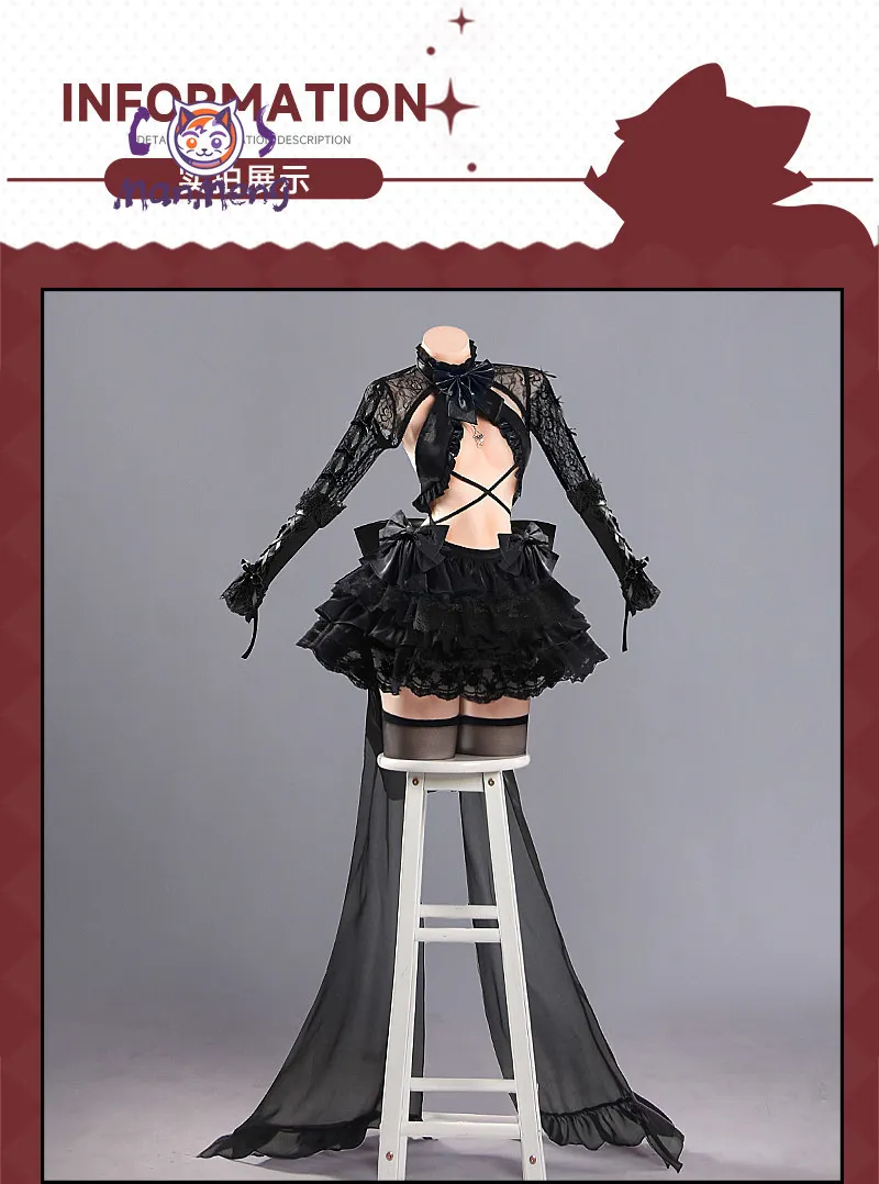Liberalio Black lace high quality S-XXL Cosplay Costume Game NIkke top skirt prop Halloween party women sexy Liberalio uniform
Liberalio Black lace high quality S-XXL Cosplay Costume Game NIkke top skirt prop Halloween party women sexy Liberalio uniform