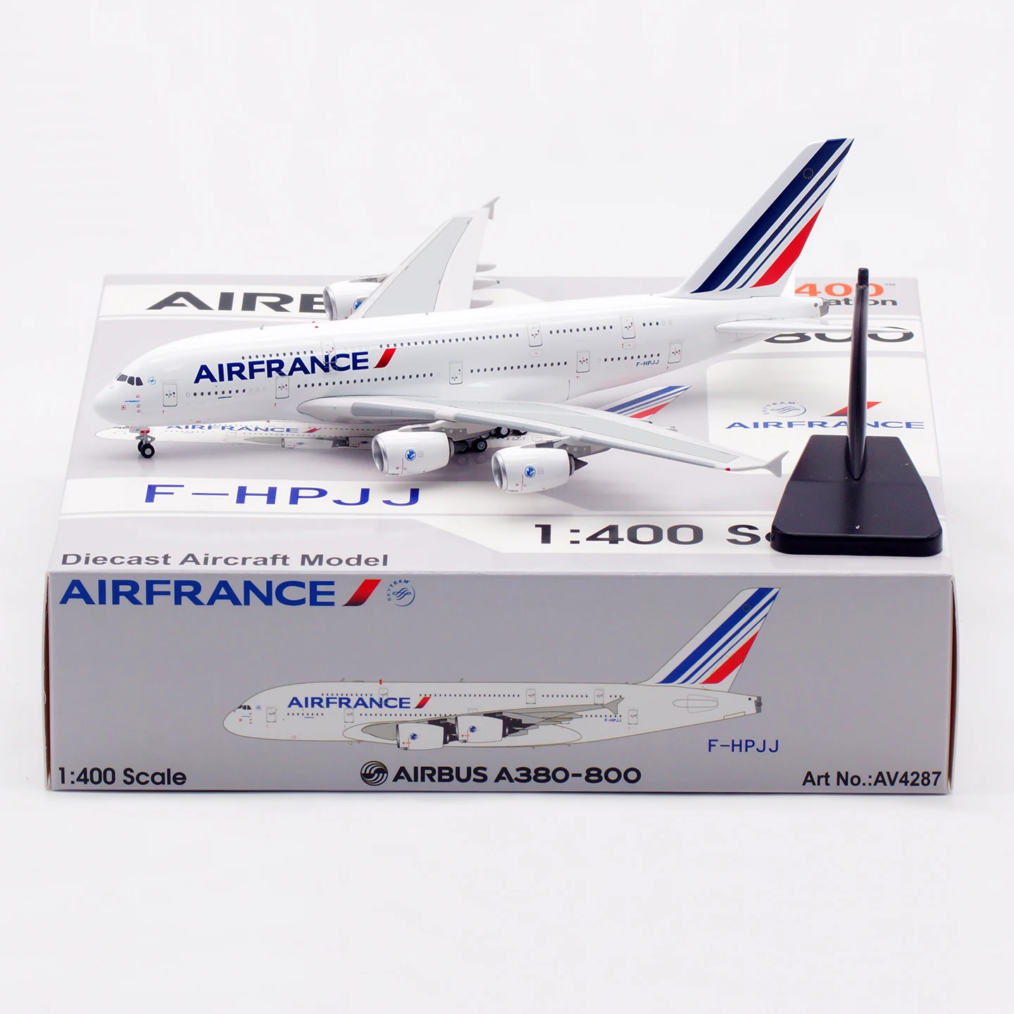 AV4287 Alloy Collectible Plane Gift Aviation 1:400 Air France "SkyTeam" Airbus A380 Diecast Aircraft Jet Model F-HPJJ & Tractor
AV4287 Alloy Collectible Plane Gift Aviation 1:400 Air France "SkyTeam" Airbus A380 Diecast Aircraft Jet Model F-HPJJ & Tractor