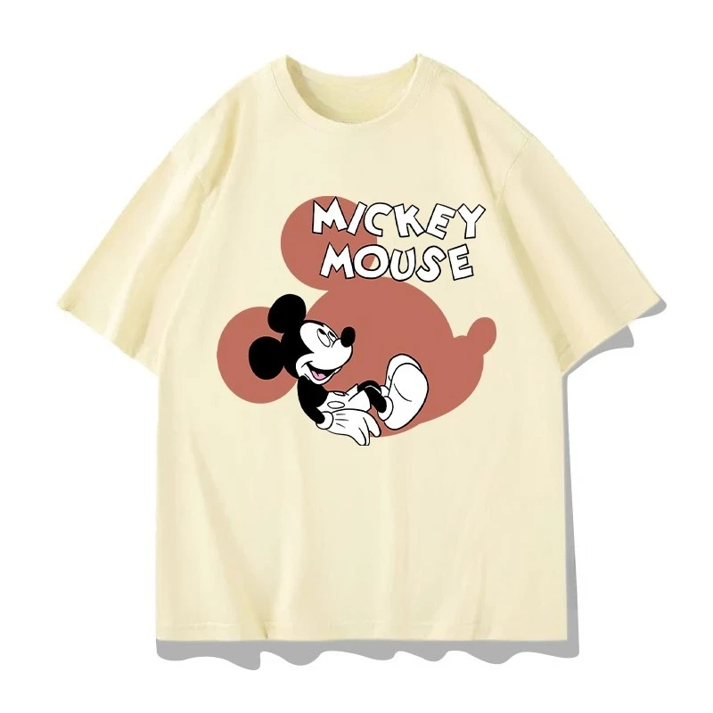 Disney Mickey Mouse Short-sleeved T-shirt Joint Summer New Cotton Half-sleeved Couple Round Neck Loose Summer Dress Comfortable
Disney Mickey Mouse Short-sleeved T-shirt Joint Summer New Cotton Half-sleeved Couple Round Neck Loose Summer Dress Comfortable