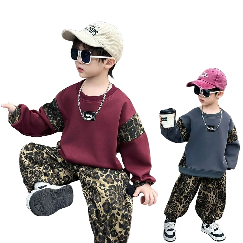 3-11Yrs Kids Baby Boys Girls Clothes Set Autumn Children Leopard Tracksuits Long Sleeve Hoodies Sweatshirts + Pants Baby Outfits
3-11Yrs Kids Baby Boys Girls Clothes Set Autumn Children Leopard Tracksuits Long Sleeve Hoodies Sweatshirts + Pants Baby Outfits