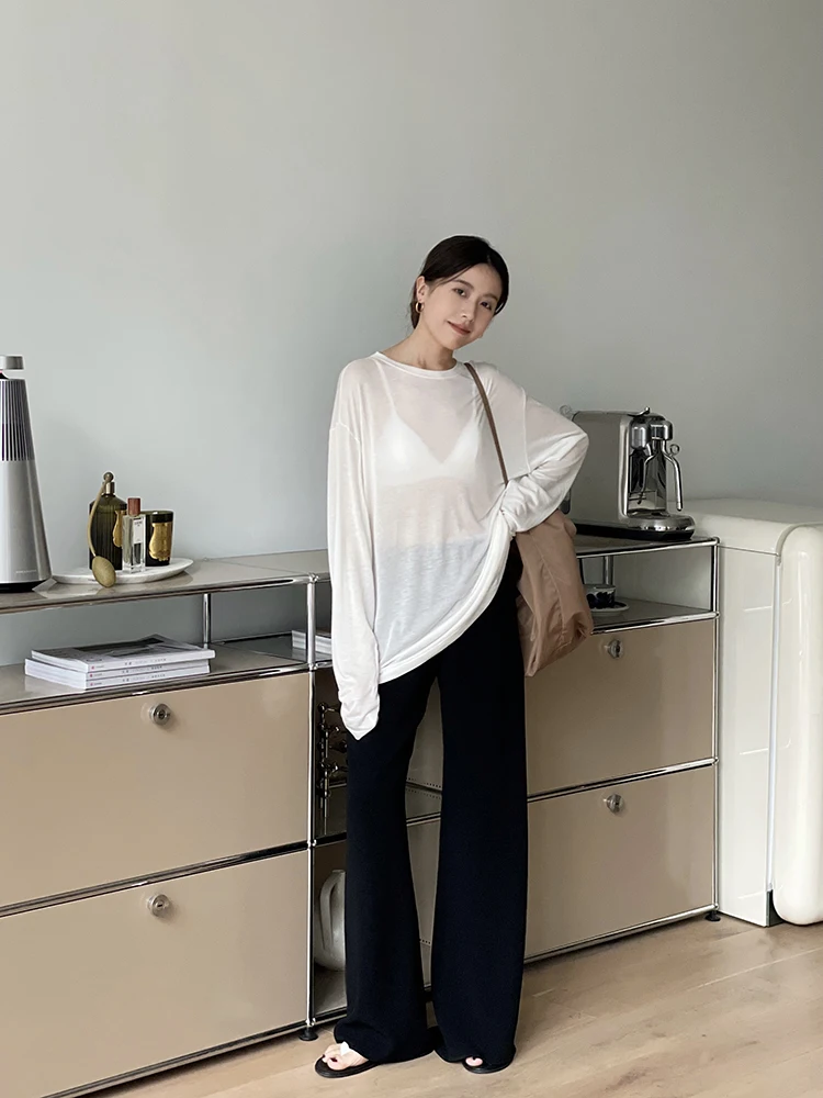 Fish Buy Buy Casual Wide Leg Pants Women's Straight Cut Trousers Elastic Waist Versatile Leisure Suit Pants Long Natural Waist
Fish Buy Buy Casual Wide Leg Pants Women's Straight Cut Trousers Elastic Waist Versatile Leisure Suit Pants Long Natural Waist