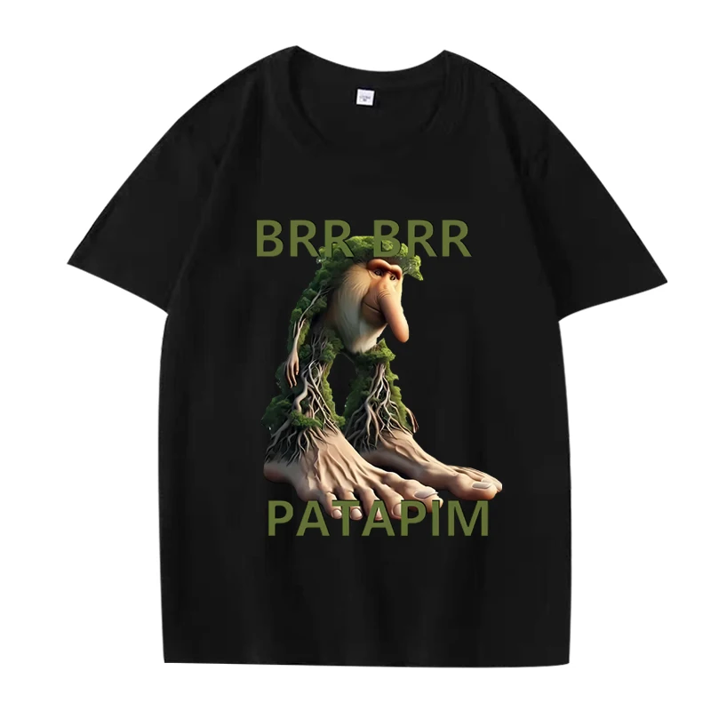 Brr Brr Patapim T Shirt Funny Italian Brainrot Meme Graphic T Shirt men women Oversized 100% Cotton Summer Unisex plus size tops
Brr Brr Patapim T Shirt Funny Italian Brainrot Meme Graphic T Shirt men women Oversized 100% Cotton Summer Unisex plus size tops