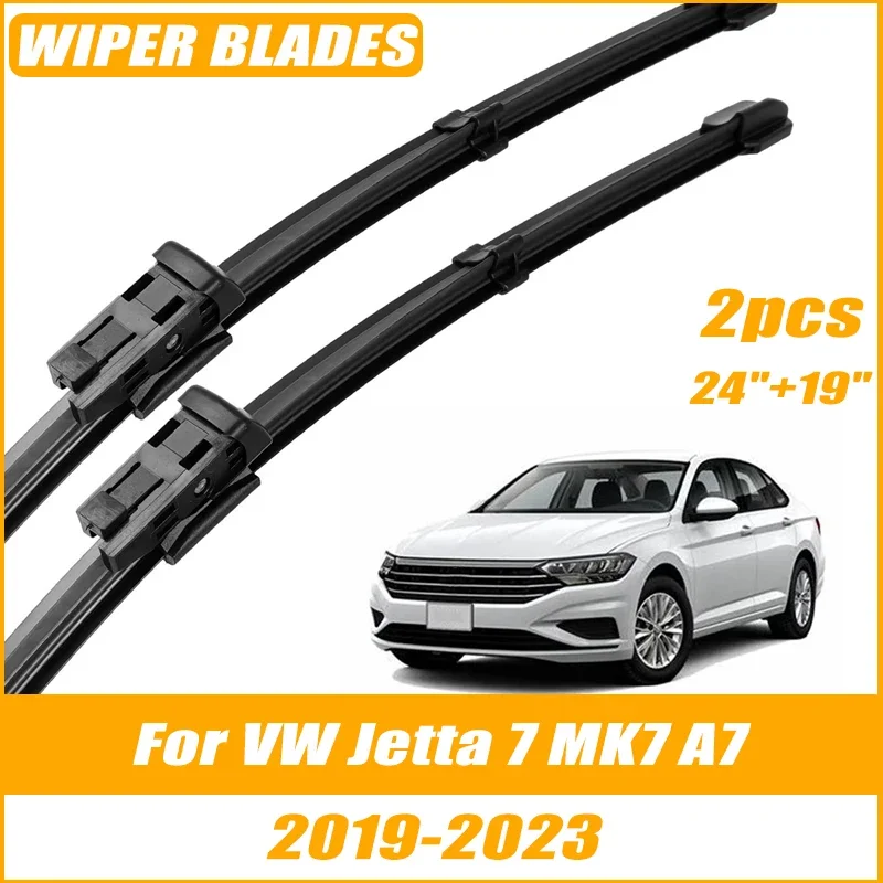 2pcs Wiper Front Wiper Blades For VW Jetta 7 MK7 A7 2019-2023 Windshield Windscreen Clean Window Car Rain Brushes 24"+19"
2pcs Wiper Front Wiper Blades For VW Jetta 7 MK7 A7 2019-2023 Windshield Windscreen Clean Window Car Rain Brushes 24"+19"