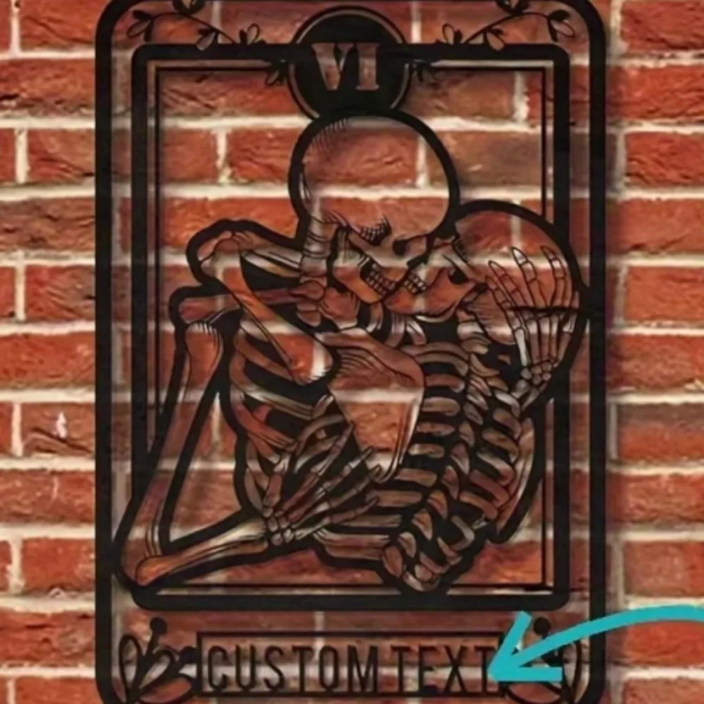Charming Unique Custom Wall Art. Skeleton Couple in Gothic Style,Eternal Love Theme,Ideal for Halloween&Day of the Dead Decor.
Charming Unique Custom Wall Art. Skeleton Couple in Gothic Style,Eternal Love Theme,Ideal for Halloween&Day of the Dead Decor.