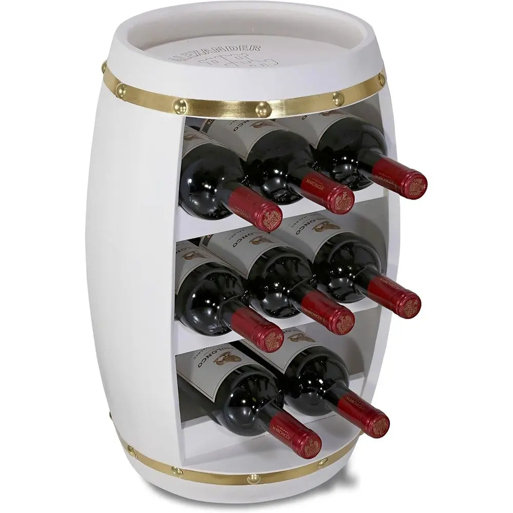 Standing Wooden Wine Holder for 8 Bottles, Decorative Bottle Rack for Countertop Wine Storage Shelf Organizer or Wine Bar
Standing Wooden Wine Holder for 8 Bottles, Decorative Bottle Rack for Countertop Wine Storage Shelf Organizer or Wine Bar
