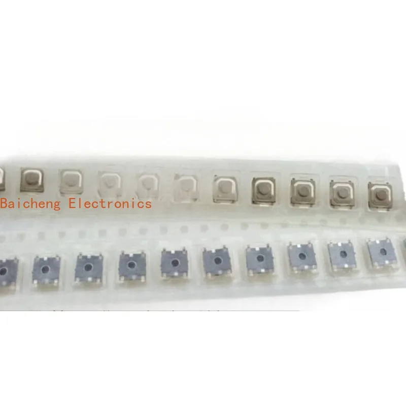 100PCS 5 * 5 * 1.5 SMT 4-pin waterproof silver metal head lightly touch micro button switch
100PCS 5 * 5 * 1.5 SMT 4-pin waterproof silver metal head lightly touch micro button switch