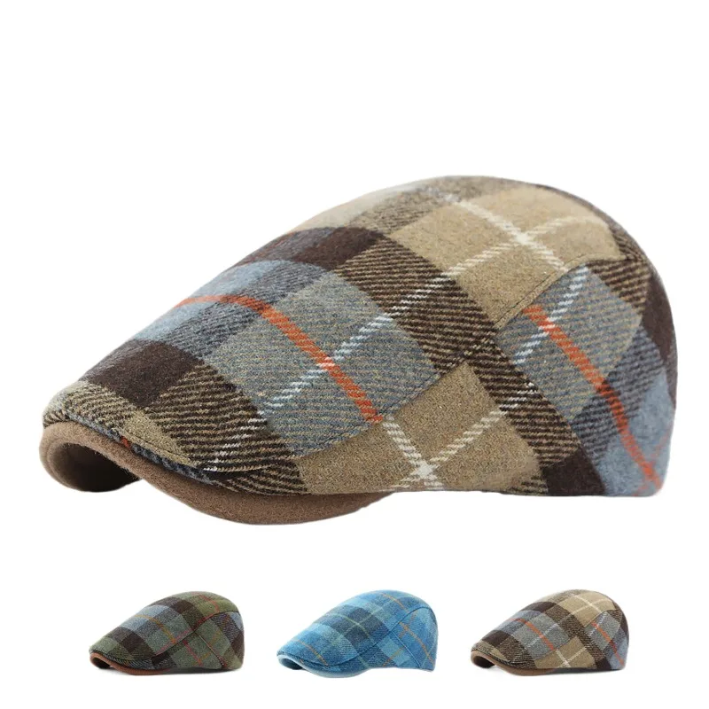 Autumn And Winter New Woolen Warm Beret Men And Women British Retro Advance Hats Plaid Painter Cap Children
Autumn And Winter New Woolen Warm Beret Men And Women British Retro Advance Hats Plaid Painter Cap Children