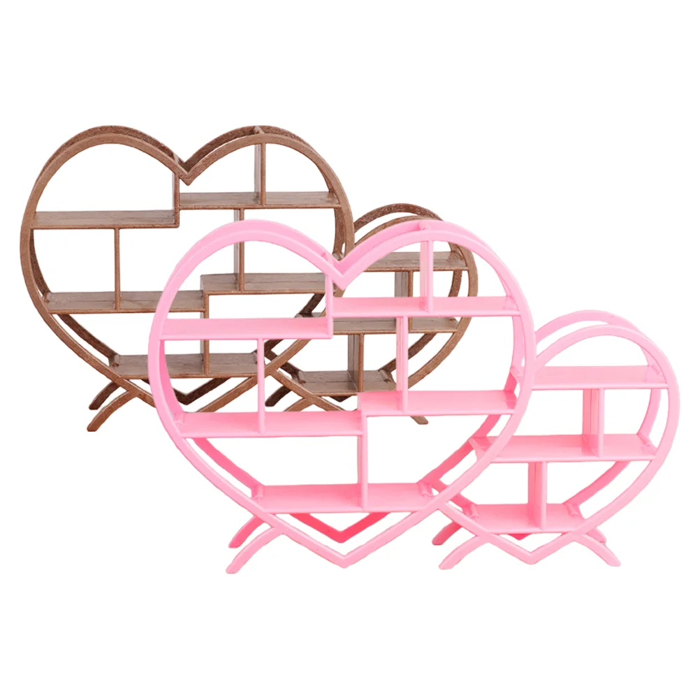 2 PCS Miniature Heart Shelf Dollhouse Furniture Set Creativity Craftsmanship Ideal for Showcasing Small Cake
2 PCS Miniature Heart Shelf Dollhouse Furniture Set Creativity Craftsmanship Ideal for Showcasing Small Cake