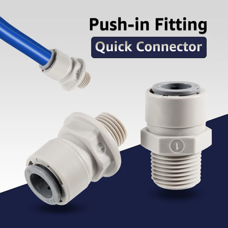 ELECQUEEN Quick Joint Connector,1/4'' Male Thread x 9.5mm(3/8'') OD Tubing Pipe Connection,Hose Push-in Fitting Straight Adapter
ELECQUEEN Quick Joint Connector,1/4'' Male Thread x 9.5mm(3/8'') OD Tubing Pipe Connection,Hose Push-in Fitting Straight Adapter