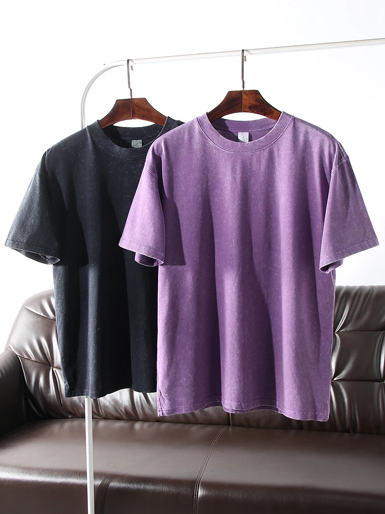 Washed Pure Cotton Short Sleeve T-Shirt Men's Summer Casual Comfortable Loose Fit Basic round Neck Top for Youth Daily Wear
Washed Pure Cotton Short Sleeve T-Shirt Men's Summer Casual Comfortable Loose Fit Basic round Neck Top for Youth Daily Wear
