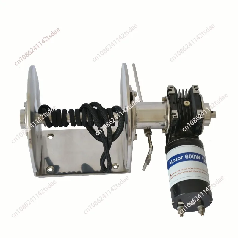 600W 12V Free‑Fall Stainless Steel Winch with Manual Clutch, Electric Hoist
600W 12V Free‑Fall Stainless Steel Winch with Manual Clutch, Electric Hoist